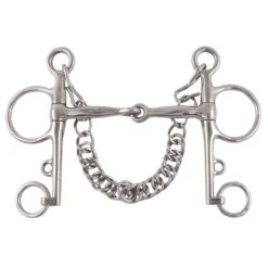 Korsteel Tom Thumb Jointed Pelham With 4 In Cheek