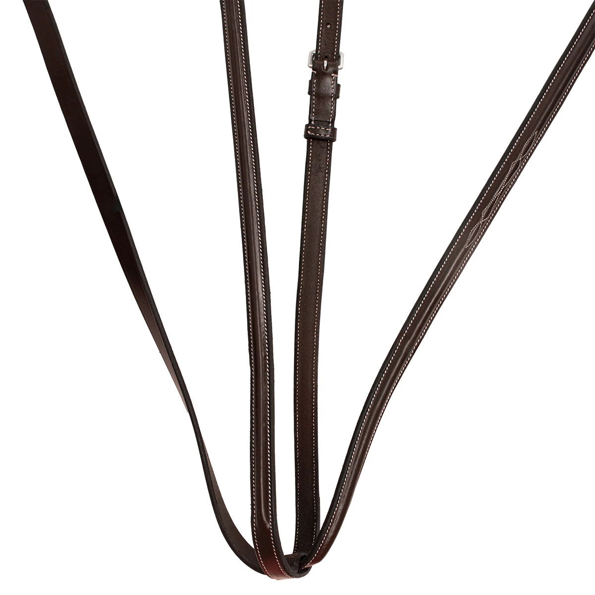 Black Oak Round Raised Fancy Stitch Standing Martingale - Image 2