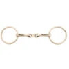 AlBaCon French Link Loose Ring German Silver Snaffle