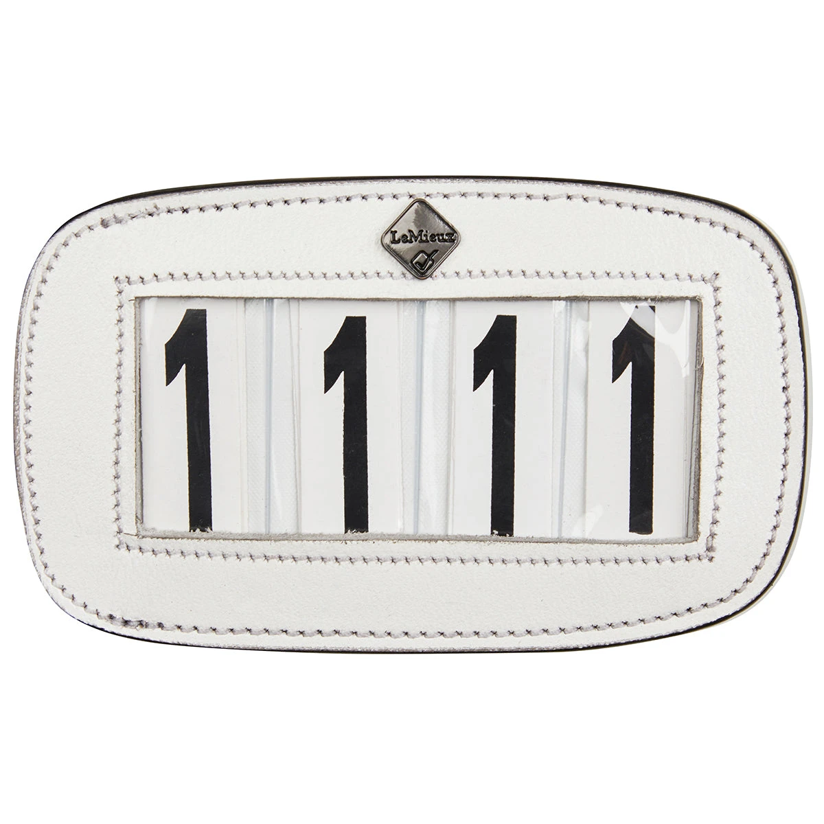 LeMieux Leather Saddle Pad Number Holder - 4 Number