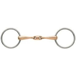 Shires Copper Alloy French Link Loose Ring Snaffle