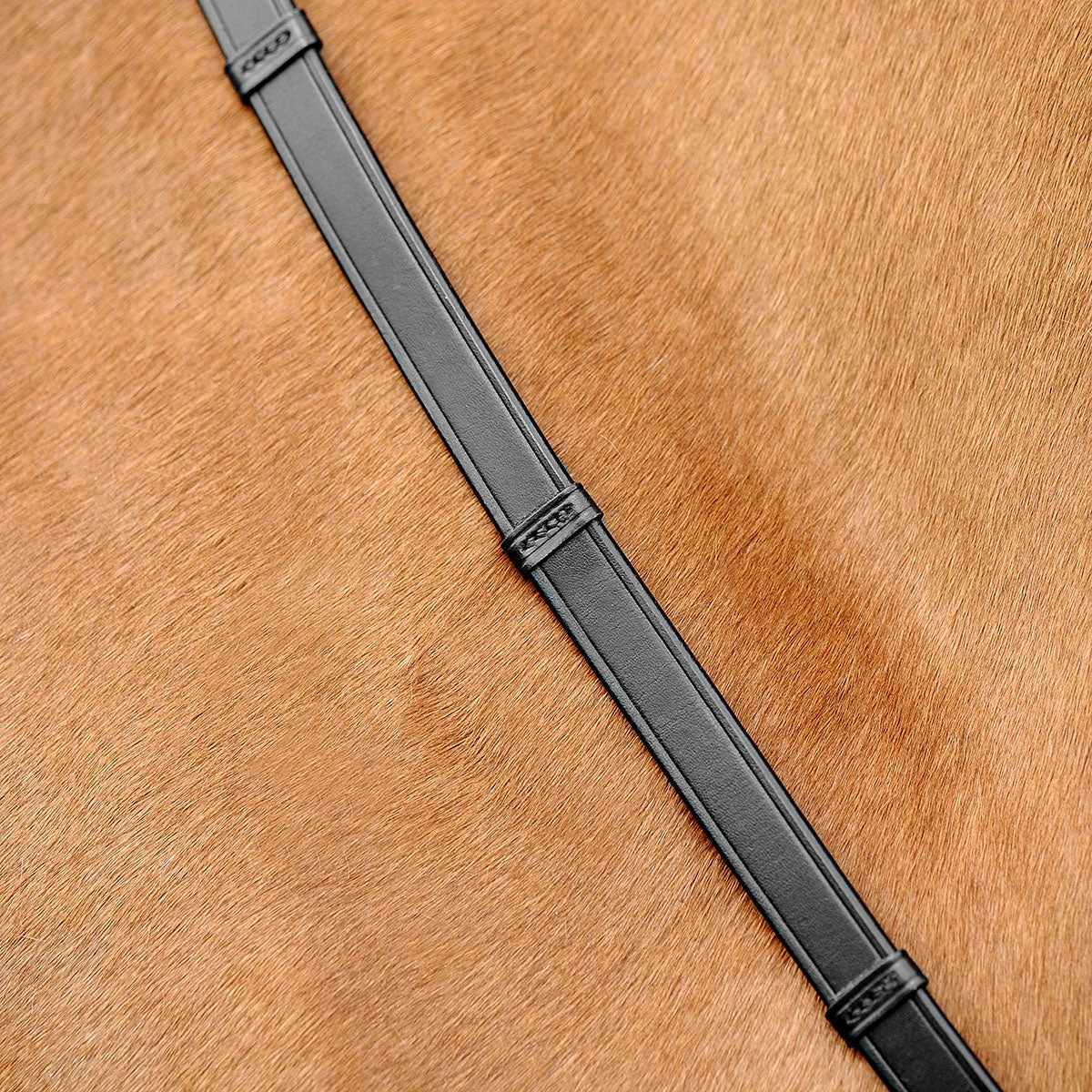 Passier Leather Reins With Leather Hand Grips - Image 2
